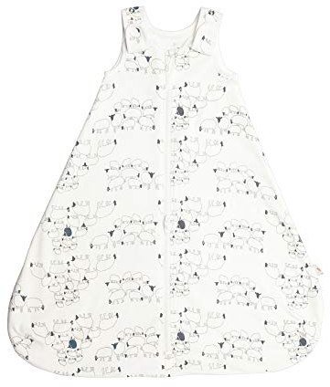 Ergobaby Baby-Schlafsack Winter Neugeborene 56-62 Baumwolle, Winterschlafsack Baby 0-6 Monate TOG 2.5, Sheep