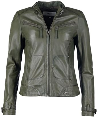 Maze Damen Lederjacke 31ryana Forest Night XXL
