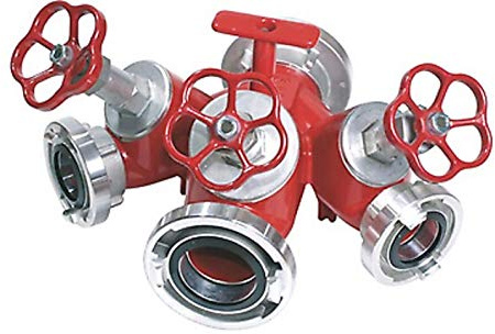 Verteiler Storz B-CCC Feuerwehr Niederschraubventil Absperrung Storzkupplung von MBS-FIRE®