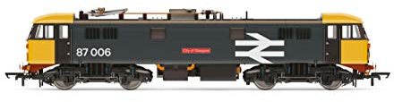 Hornby Treno elettrico R30030 BR, classe 87, Bo-Bo, 87006 'City of Glasgow' - Locomotive per treni calibro 8 00, modelli di motore per adulti, in scala 1:76, idea regalo