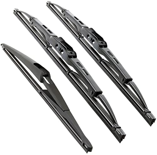 Trades-Best Front- und Heckscheibenwischer Set kompatibel für Toyota Auris (E150) | 10|2006-09|2012