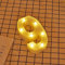 JANDEI - Lettere LED, Numeri Luminosi, Figura a Cuore, 22cm, con Luce Calda per Decorazione e Atmosfera, Luci Notturne Scrivania, Compleanni, Matrimoni, Vetrine. Funzionano con batterie AA (9)