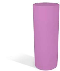 Kloris Colonna Cilindrica Sweet Table altezza 70 cm diametro 35 cm colore lilla glicine MADE IN ITALY