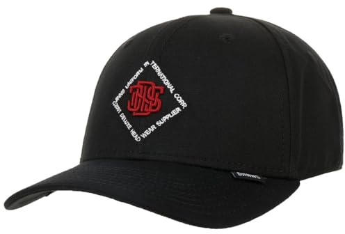 Djinns 6P TrueFit 2.0 Classic New Diamond Cap Basecap Baseballcap Curved Brim Damen/Herren - Metallschnalle, mit Schirm Frühling-Sommer Herbst-Winter Frühjahr Sommer