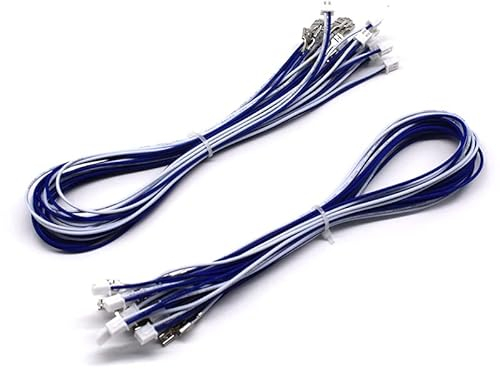 Arcity 20 Pcs Arcade Button Wires Harness Cable for Zero Delay USB Encoder PCB with 0.187 4.8mm Terminals 15.74inch Compatible with Micro Switches HAPP Style Arcade Buttons Joysticks New