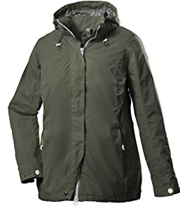 STOY Damen Funktionsjacke/Outdoorjacke mit abzippbarer Kapuze STS 11 WMN JCKT, helloliv, 44, 39624-000
