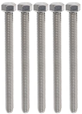 Bulloni esagonali lunghi 1/4-20 x 4, viti per macchina in acciaio inox 18-8 (304), confezione da 10 IMScrews