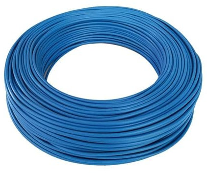 Nautica DDR srl Cavo Elettrico tripolare Blu - a Norma Europea - con Doppia Guaina - Resistente all'Acqua - Cavo Banchina 220v - Taglio al Metro(16a)
