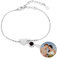 Aina Lighting Personalisiertes Armband mit Foto im Stein Ich liebe dich 00 Sprachen Kreis Projektions Armband mit Bild Schmuck Geschenke für Frauen Ehefrau Mutter Freundin