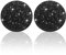 Cute Car Cup Coaster,Dermasy 2PCS Universal Vehicle Cup Holder Insert Coaster 2.75 inch Silicone Anti Slip Bling Crystal Rhinestone Auto Car Accessories for Women & Lady (All Black)