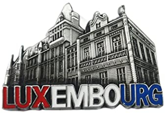 Luxemburg 3D-Kühlschrankmagnet, Souvenir, Geschenk, Metalllegierung, handgefertigt, Luxemburg, Kühlschrankmagnet, für Zuhause und Küche, Dekoration