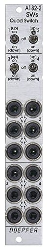 Doepfer A-182-2 Quad Switches - Modular Synthesizer