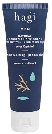 Hagi Ahoy Captain Prebiotische Handcreme, 50ml, Feuchtigkeitsspendend und Schützend für Männer, mit Panthenol, Glycerin, Inulin und Vitamin E