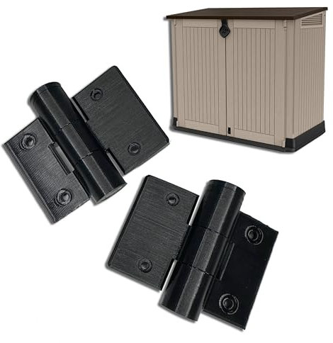 2Pcs Replacement Hinges for Keter Store it Out XL SH1 SH2 SH3