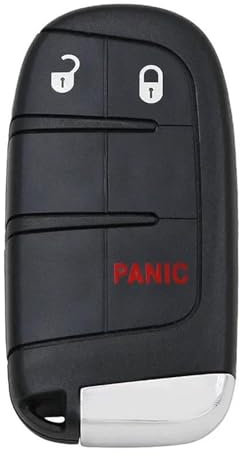 SXXJVES Guscio Chiave Auto per Fiat per 500X per 500 per 500L Telecomando per Chiave Smart Car Shell Custodia Cover ID FCC: M3N-40821302 Car Key Shell(1)