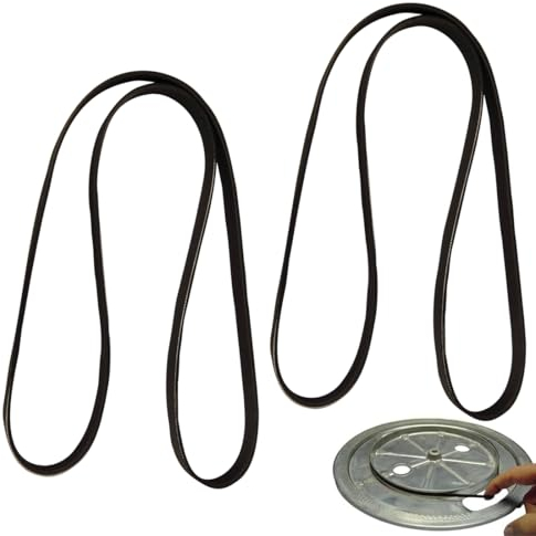 2 Stück Belt Antriebsriemen Plattenspieler Gummiband Phonograph Ersatzgürtel Riemen für Plattenspieler Riemen Plattenspieler Recorder Riemen Teile Plattenspieler-Gürtel 200 mm