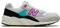 New Balance Homme 580 Sneaker, Gris Clair/Rose, 38 EU