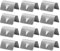 MEXRUMI 12 Stück Windabweiser Clips Befestigungsklammern Befestigen Auto Befestigungsclips Universal Auto Wind Regenabweiser Kanal Regen Augenbrauen Clip Für Auto