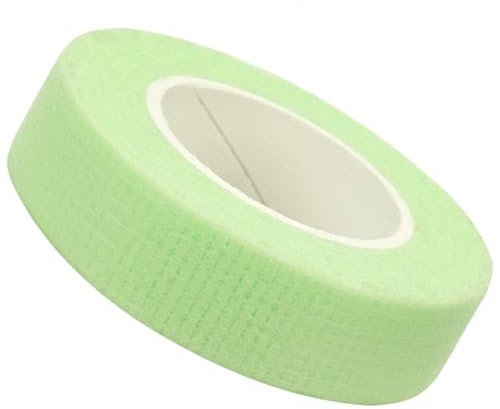 Beavorty Wimpernbüschel 1 Rolle 9 M 1 2 Cm Breit Atmungsaktives Vliesband Grün Unverzichtbares Wimpernwerkzeug