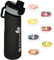 Air Water Bottle with Flavour Pods, 700ml Starter Up Set BPA Free Drinking Bottles with 7 Random Flavour Pods Scented 0 Sugar Calorie, Water Cup with Straw for Gym School Outdoor (Matte)