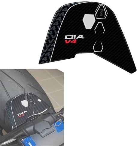 SHQXD Tankaufkleber Motorrad Aufkleber Aufkleber Zubehör Für Ducati Diavel V4 Diavel V4 2023-Motorrad Kraftstoff Tank Pad Schutz