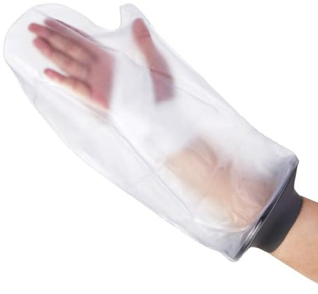 KRENIE Funda impermeable para brazo para niños, protector de yeso reutilizable para ducha, cubierta de vendaje y vendaje, protección hermética para brazos, codos y manos rotos