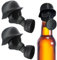 GXGM 2 Stück Bierverschluss stahlhelm，Bierverschluss,Flaschenverschluss Bierflaschen, Bierhelm Geschenke zum Vatertag, Maske Bierflasche Helm