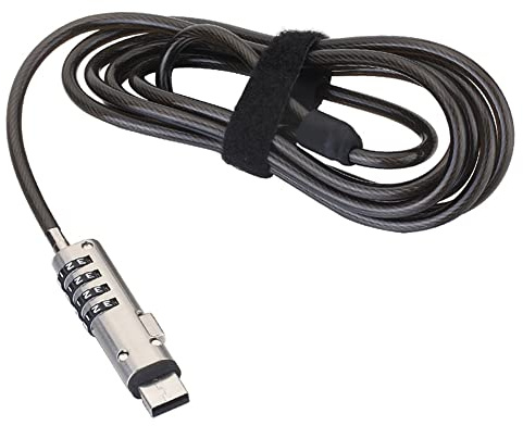 Jooehyer 1 PCS USB Password Lock Password Protection Anti-Theft Lock Universal Laptop Computer Password Lock