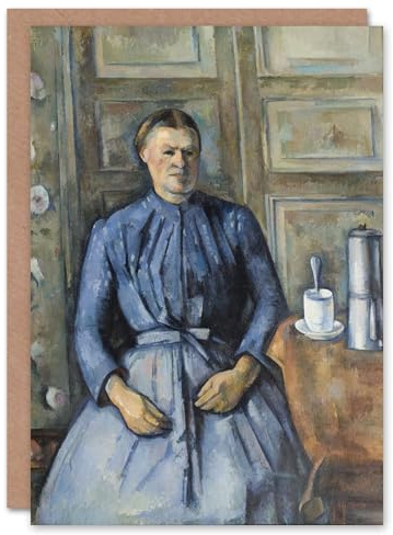 Artery8 Paul Cezanne Art Card Woman with a Coffeepot Portrait