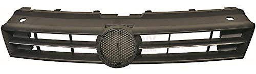 Kühlergrill Grill Frontgrill für Polo 6R Bj. 09-14 schwarz mit Chromleiste
