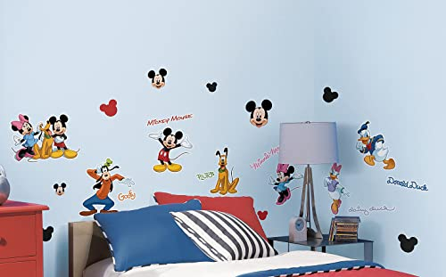 RoomMates Mickey & Friends - Adesivo riutilizzabile da parete