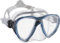 Cressi Erwachsene Tauchmaske Big Eyes Evolution Crystal, Transparent/Blau Schwarz, Eine Größe