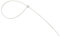 ForgeFix Cable Ties | 4.8 x 300mm | Natural | Bag 100