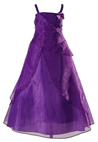 Cinda Vestido de Dama de Honor Violeta 12-13 Años