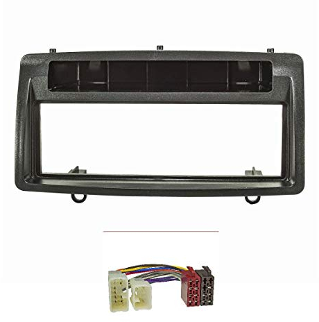 tomzz Audio 2455-016 Radioblende Set kompatibel mit Toyota Corolla E12 E120 Bj.2002-2007 schwarz mit Radioadapter ISO