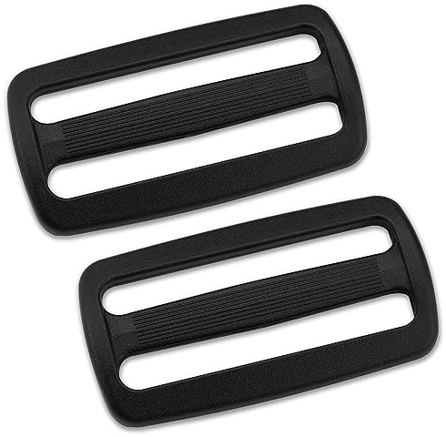 AceCamp Leiterschnalle Set in 20 mm, 25 mm, 50 mm, Schwarz, Rucksackschnalle, Gurtschnalle, Klippverschluss
