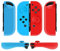 TNP Protectores para Nintendo Switch Joy-con, Agarre con Tapas para el Pulgar, Cubiertas Funda Protectora, Antideslizantes, Ergonómicas, Diseño Ligero, Color Azul y Rojo