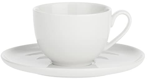 PORCELLANA Corte Tee Cup w/S CC 200, Porzellan, Weiß, 0,1 x 0,1 x 0,1 cm