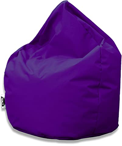 PATCH HOME Patchhome Sitzsack Tropfenform - Lila für In & Outdoor XXL 420 Liter - mit Styropor Füllung in 25 versch. Farben und 3 Größen