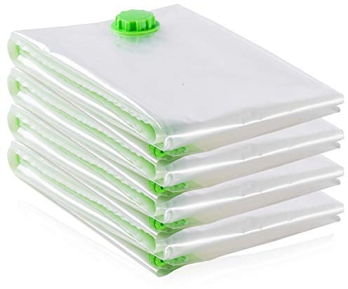 Opaza - Bolsas de almacenamiento extra grandes al vacío (4 unidades, 130 x 100 cm), para ropa, edredones, ropa de cama (4 piezas)