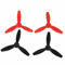 VGEBY RC Flugzeug Propeller 4-teilig RC Propeller Modifiziertes Zubehör Ersatz Passend für Bebop 2 Drohne(Schwarz und Rot)