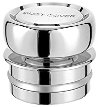 ihreesy Zigarettenanzünder Abdeckkappe,Universal Zigarettenanzünder Steckdose Deckel Zinklegierung Staubdichter Stecker Abdeckung Auto Zigarettenanzünder Stecker Staubschutz,Silber