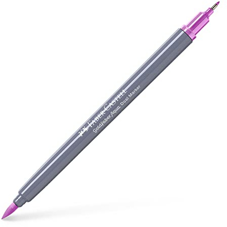 Faber-Castell Creative Studio Goldfaber Aqua Dual Marker, helles Magenta, Einzelmarker, für Kunst, Handwerk, Zeichnen, Skizzieren, Zuhause, Schule, Universität, Ausmalen