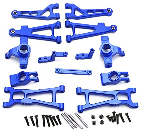 Pmkvgdy Metall Upgrade Teile Satz Schwinge Lenkschale für Haiboxing HBX 16889 16890 SG1601 SG1602 1/16 RC Auto ZubehöR,Blau