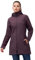 33,000ft Femme Veste Softshell Imperméable Longue Légère Jacket À Capuche Veste de pluie softshell Blouson Coupe Vent pour Activites En Exterieur Course à pied Randonnée Amarante XL