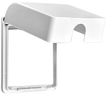 F Fityle Boîtier de Protection pour Interrupteur, Couvercle de Prise Électrique en ABS, Accessoires de Salle de Bain,Boîtier Étanche, Panneau Lumineux de Type 86 pour Piscine, Cuisine, Maison, Blanche