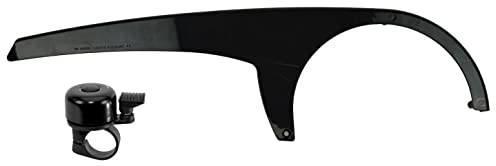 Horn Catena kompakt Fahrradkettenschutz 44 Zähne Schwarz inkl. Fahrradklingel