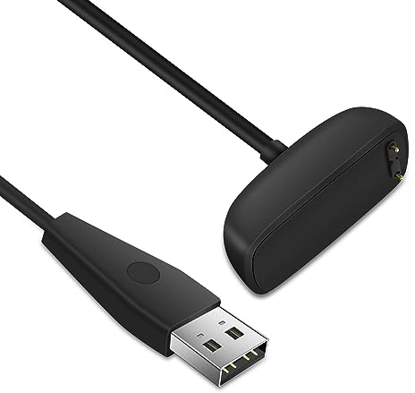 AXFEE Charger Compatible with Fit-bit Charge 5/Luxe, 3.3ft 100cm Replacement Charger Dock USB Charger Cable Portable Charging Dock Charger Cable with Reset Button