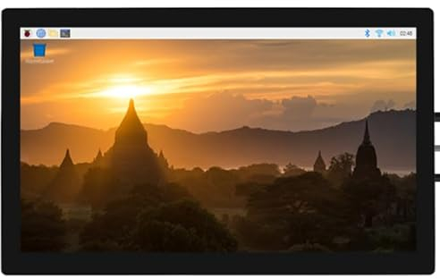 10,1 Zoll QLED Quantum Dot Display Kompatibel mit Raspberry Pi Kapazitive Touch 1280 × 720 Pixel Auflösung G+G gehärtetes Glas Panel unterstützt Jetson Nano Windows Spielkonsole