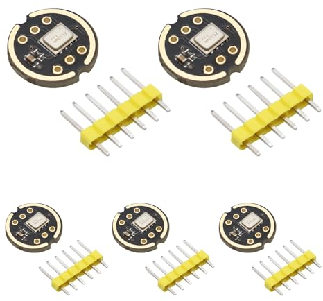 APKLVSR 5 Stück Omnidirektionales Mikrofon Modul I2S Schnittstelle,Hohe Präzision Niedrige Leistung für ESP